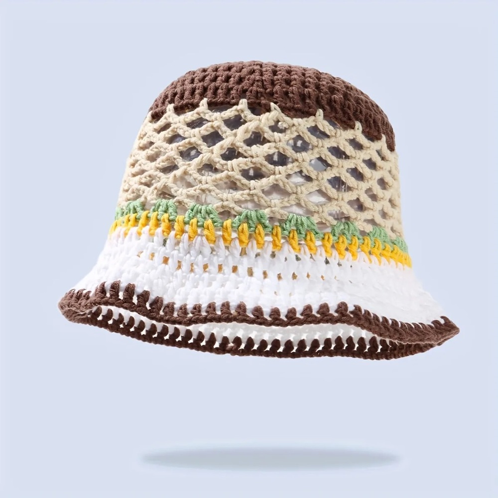 Knit Crochet Hat